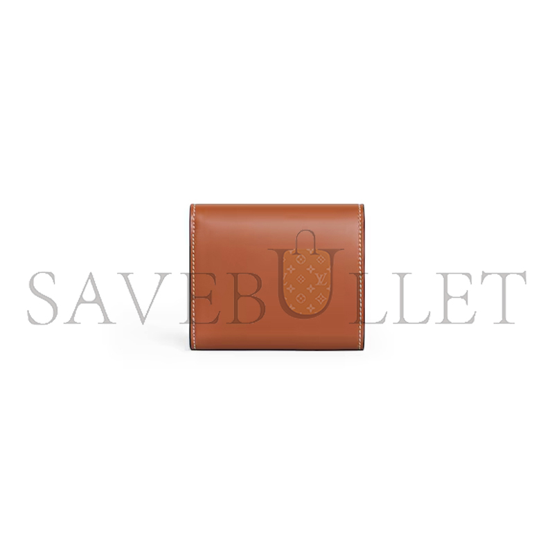 Ce1i*e small flap wallet triomphe in shiny smooth lambskin 10d783bzg.04lu (10.5*8.5*4cm)